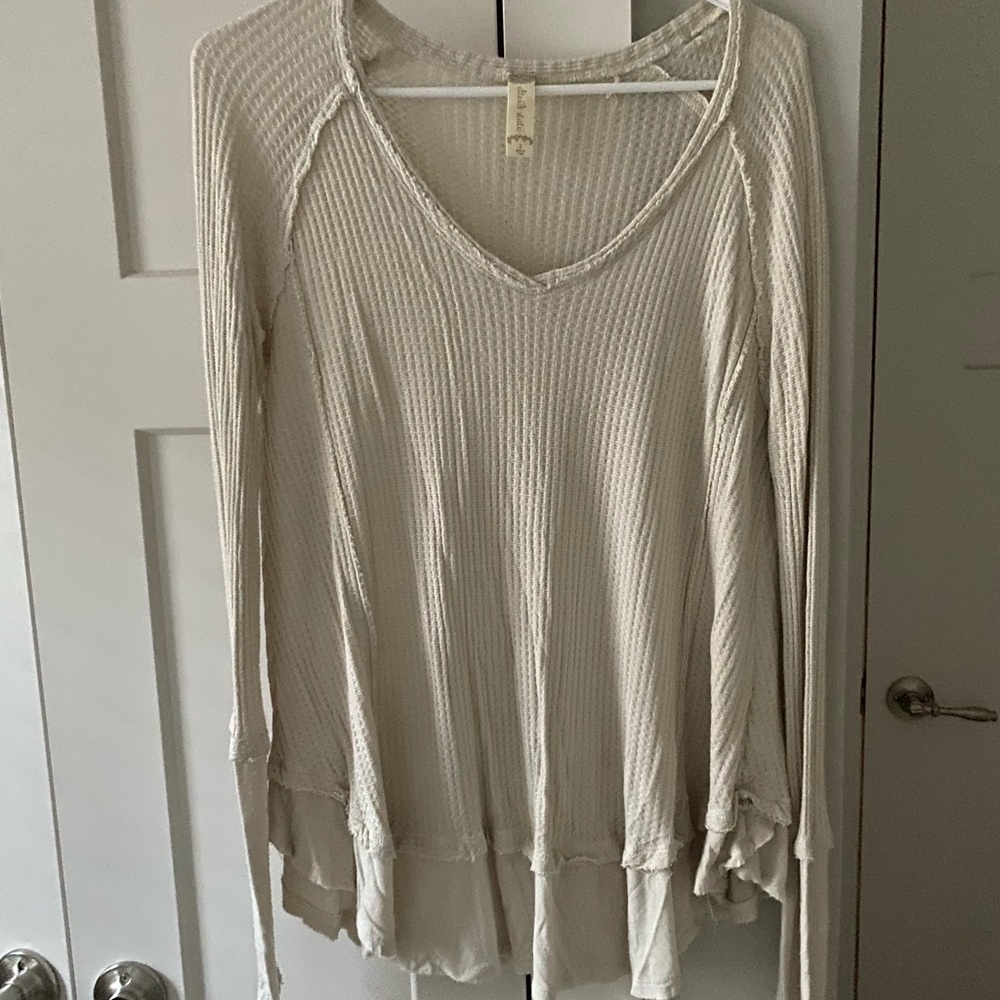 Alterd state waffle knit shirt